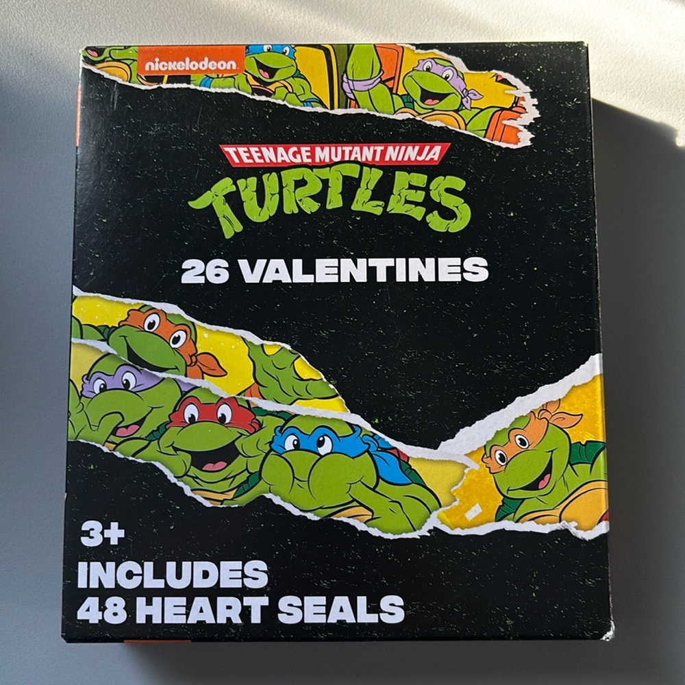 🌷5/$10🌷Ninja Turtles Valentines